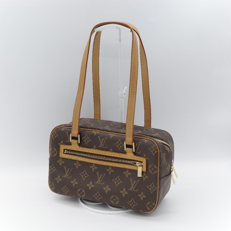Louis Vuitton 路易威登 Cité MM 經典 老花 帆布 肩背包-1
