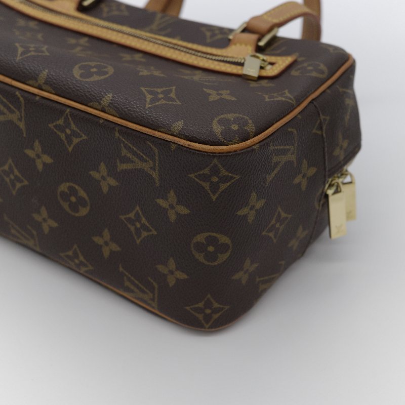 Louis Vuitton 路易威登 Cité MM 經典 老花 帆布 肩背包-9