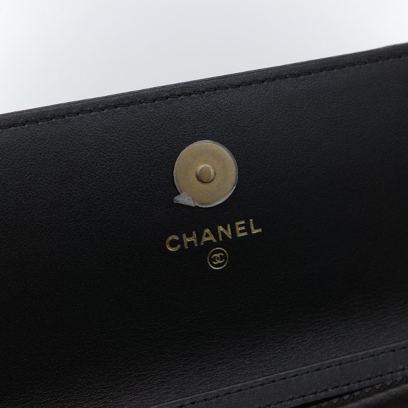 Chanel 香奈兒 2.55 Reissue WOC 黑色 小牛皮 鍊條包 斜掛包-10