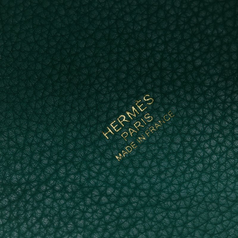 Hermès 愛馬仕 Picotin Lock 18  綠色 TC 小牛皮 手提包-10