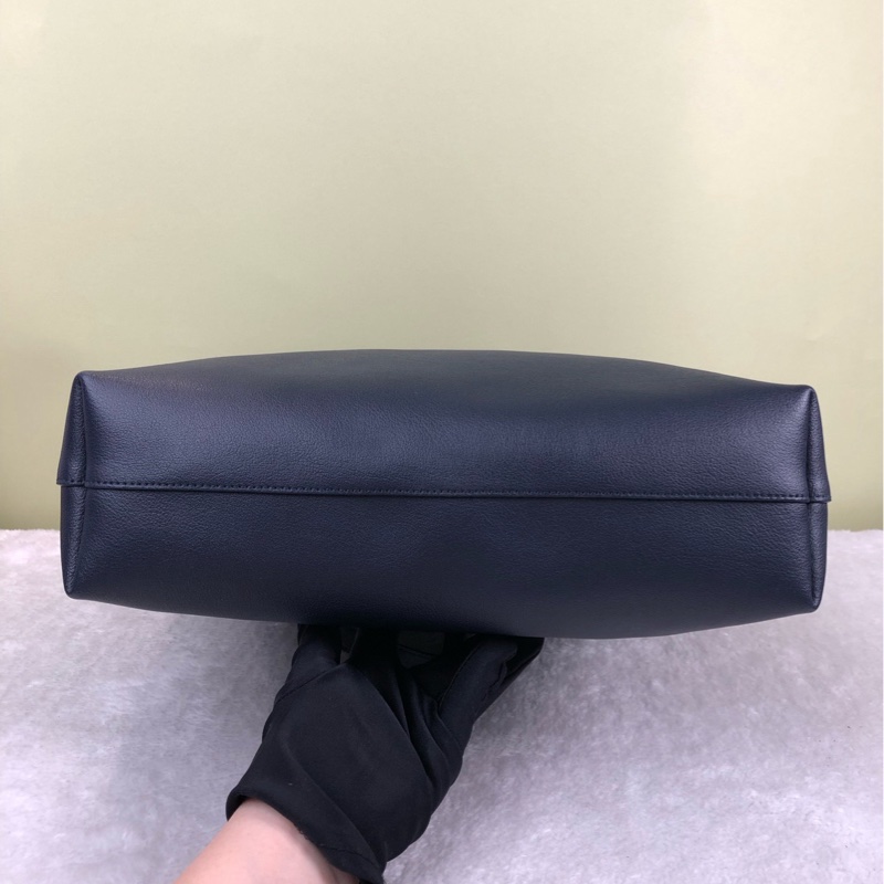 YSL聖羅蘭 深藍色托特包單肩包-5
