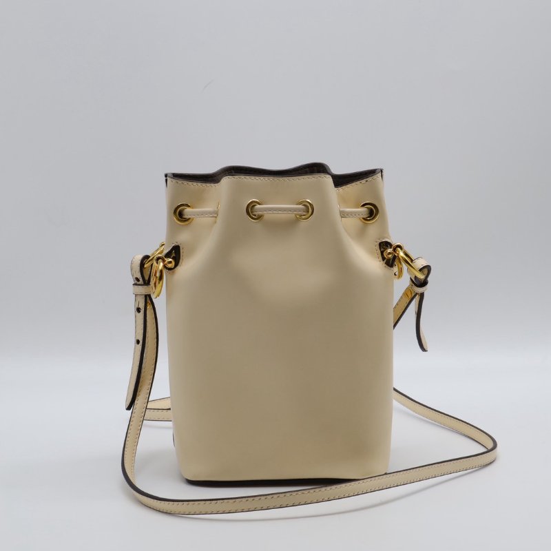 FENDI Mon tresor手提水桶包 - 奶白-1