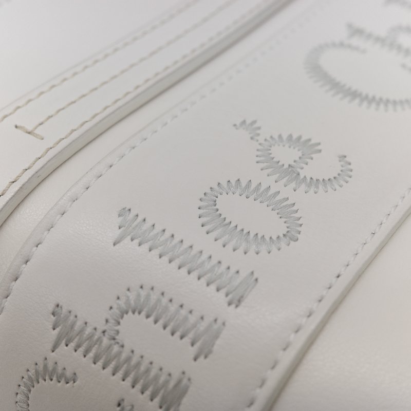 Chloé 蔻伊 Woody small 白色 帆布 小牛皮 手提包 托特包-10