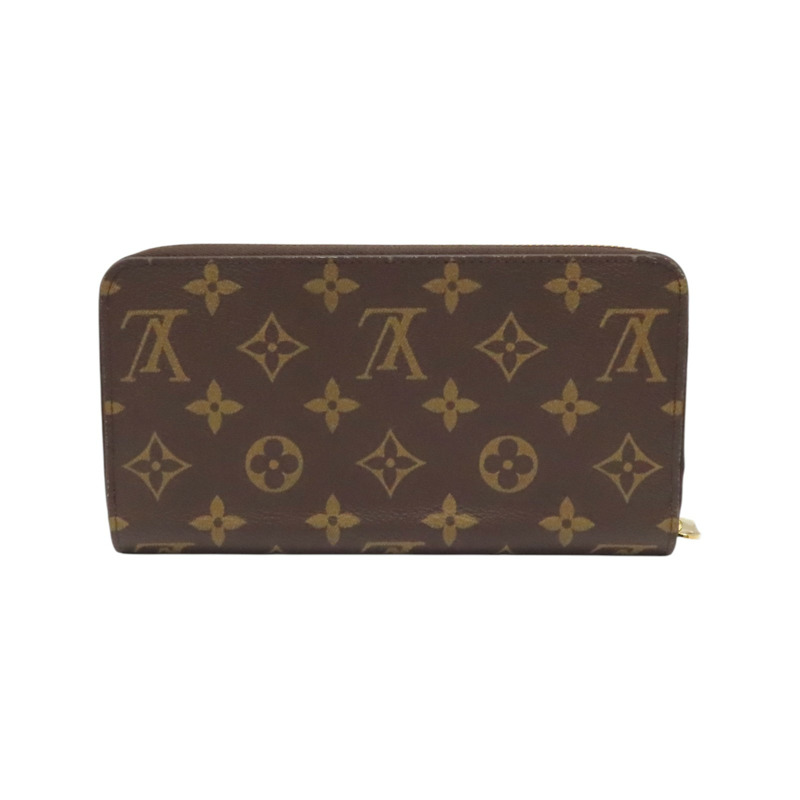 棕色 帆布 Zippy Wallet 拉鍊 長夾【LOUIS VUITTON LV 路易威登】 M42616-1