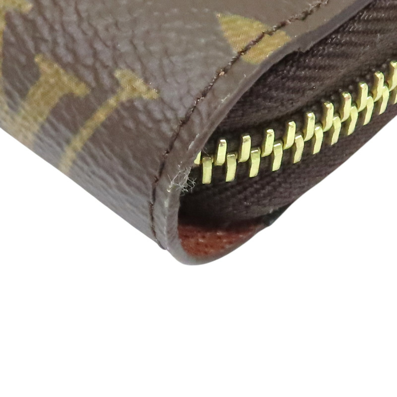 棕色 帆布 Zippy Wallet 拉鍊 長夾【LOUIS VUITTON LV 路易威登】 M42616-10