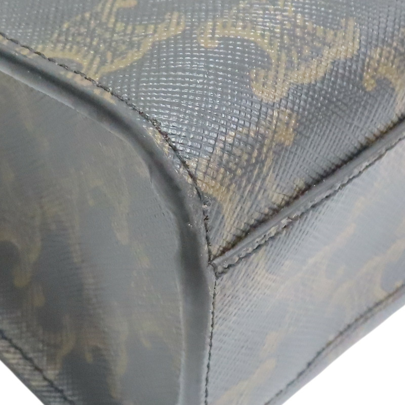 棕色 Triomphe 帆布 Small Vertical Cabas 兩用包【CELINE 賽琳】 191542BZK.04LU-14