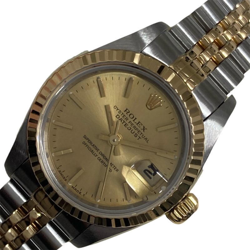 ROLEX 勞力士 DATE JUST26 日誌 69173 自動機械錶-0