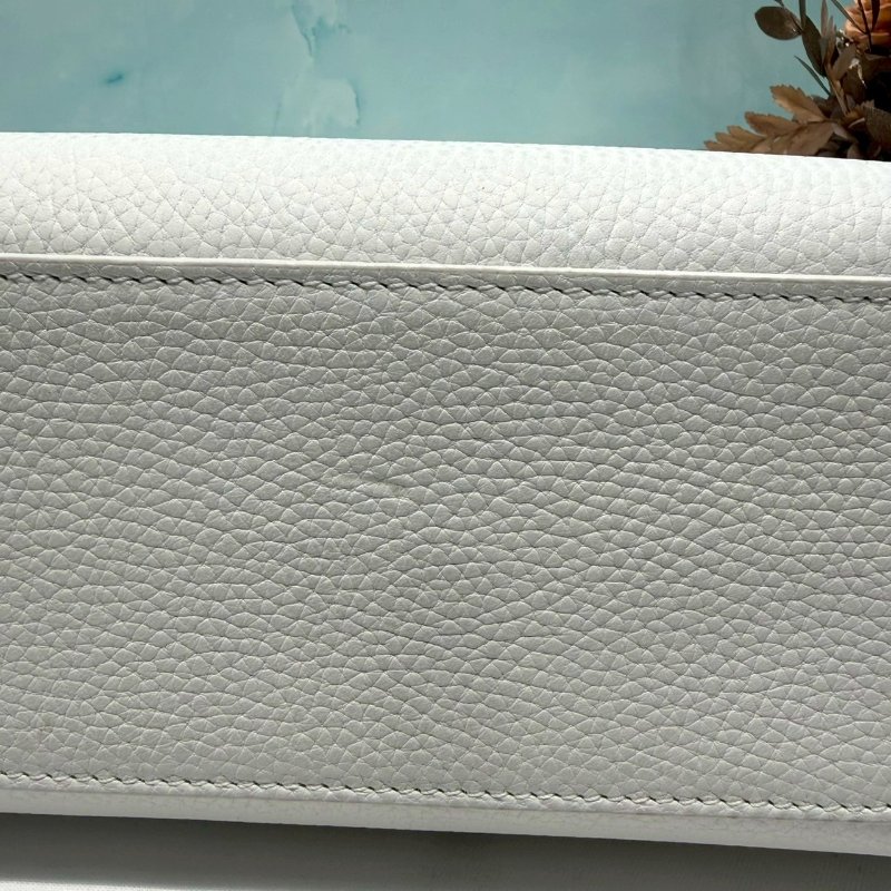 BURBERRY 迷你Frances粒紋皮革手提包-6