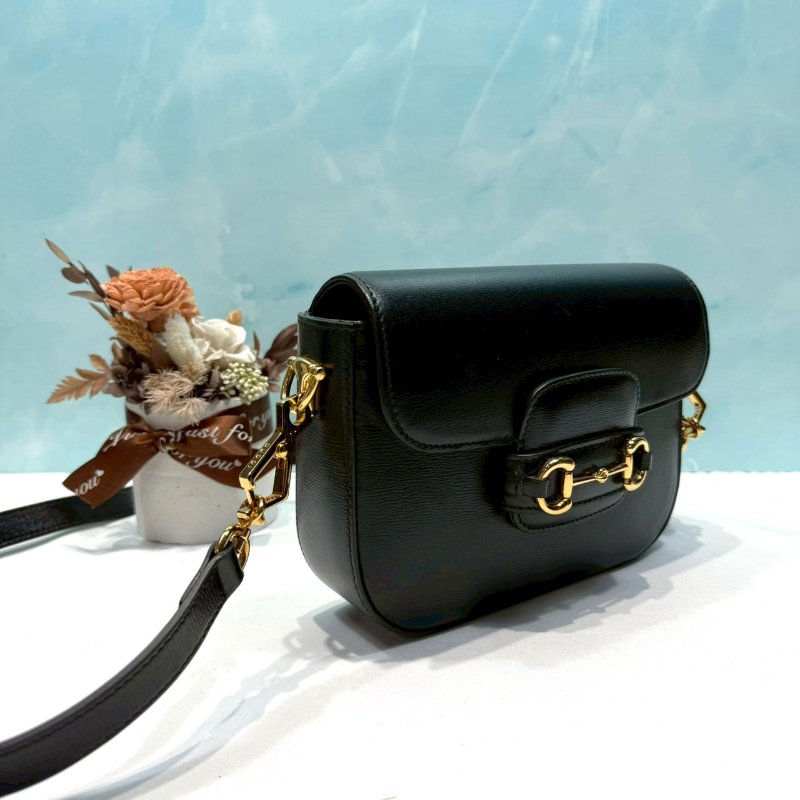 GUCCI 1955 mini全皮革肩背包-2