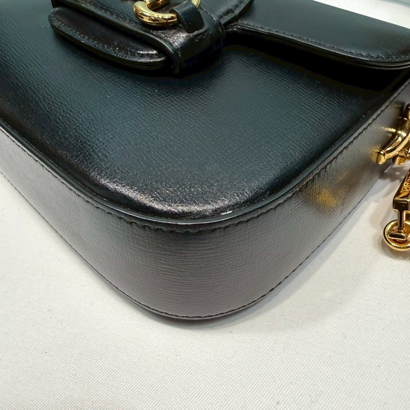 GUCCI 1955 mini全皮革肩背包-8