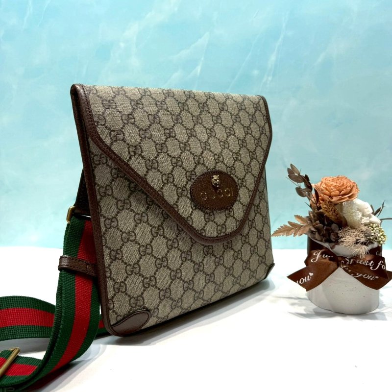 GUCCI Neo Vintage GG中型郵差包-3