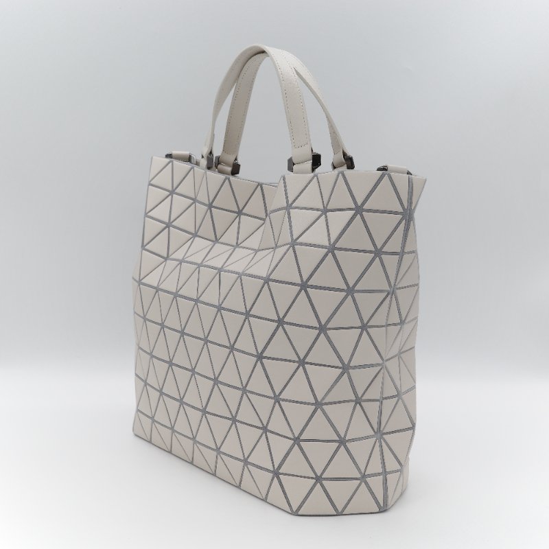 Bao Bao Issey Miyake 三宅一生 Crystal 米灰色 霧面 大號 手提包-2