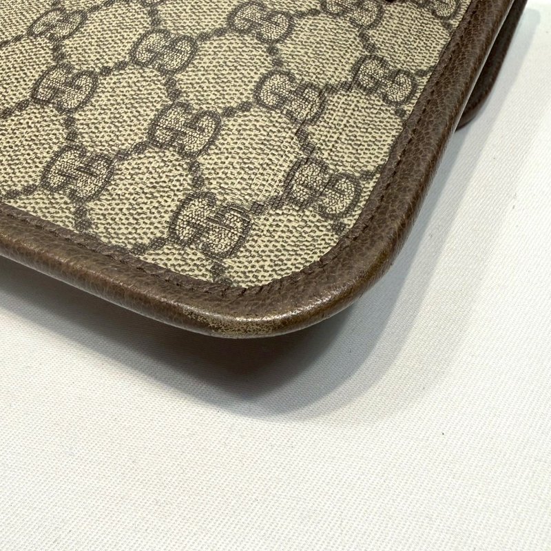 GUCCI Supreme帆布虎頭胸腰包-9