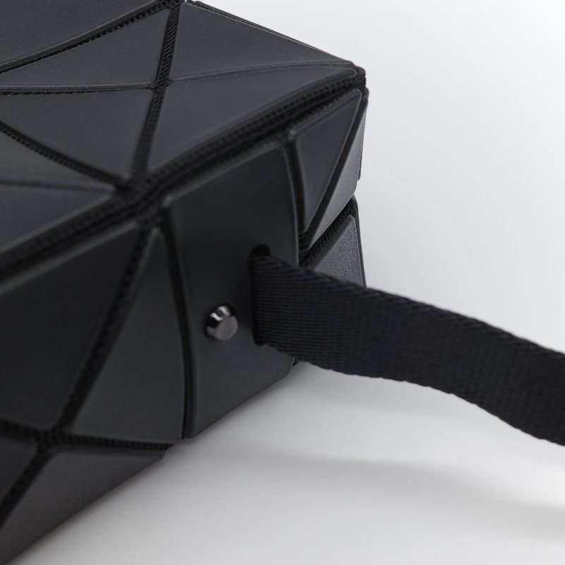 Bao Bao Issey Miyake 三宅一生  Cuboid 黑色 霧面 斜背包-6