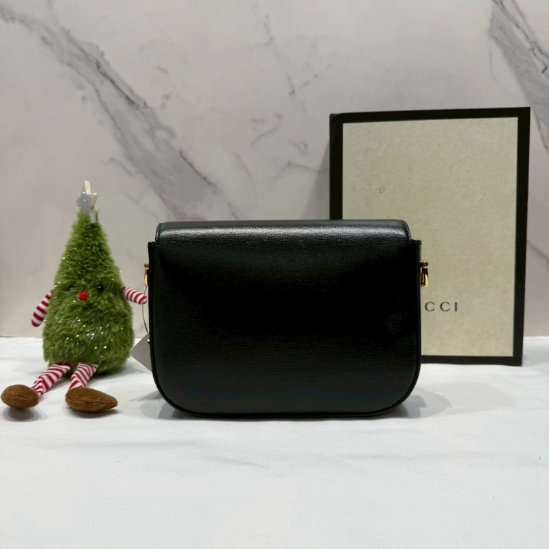 GUCCI 1955 mini全皮革肩背包-1