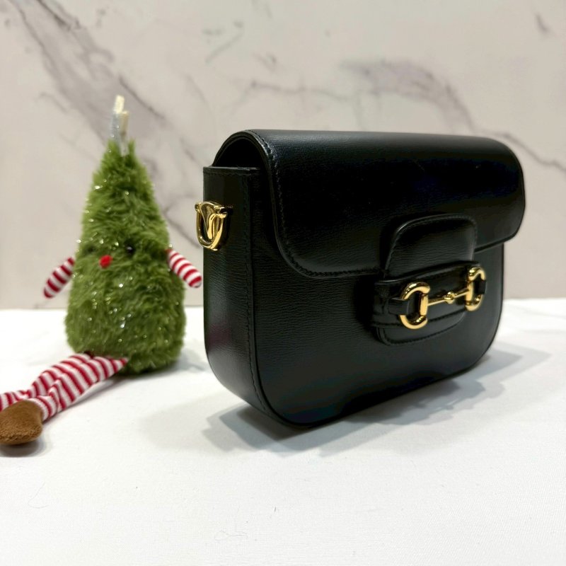 GUCCI 1955 mini全皮革肩背包-3