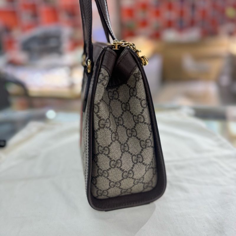 99新 閑置品 古馳gucci Ophidia系列小号手提托特包，-11