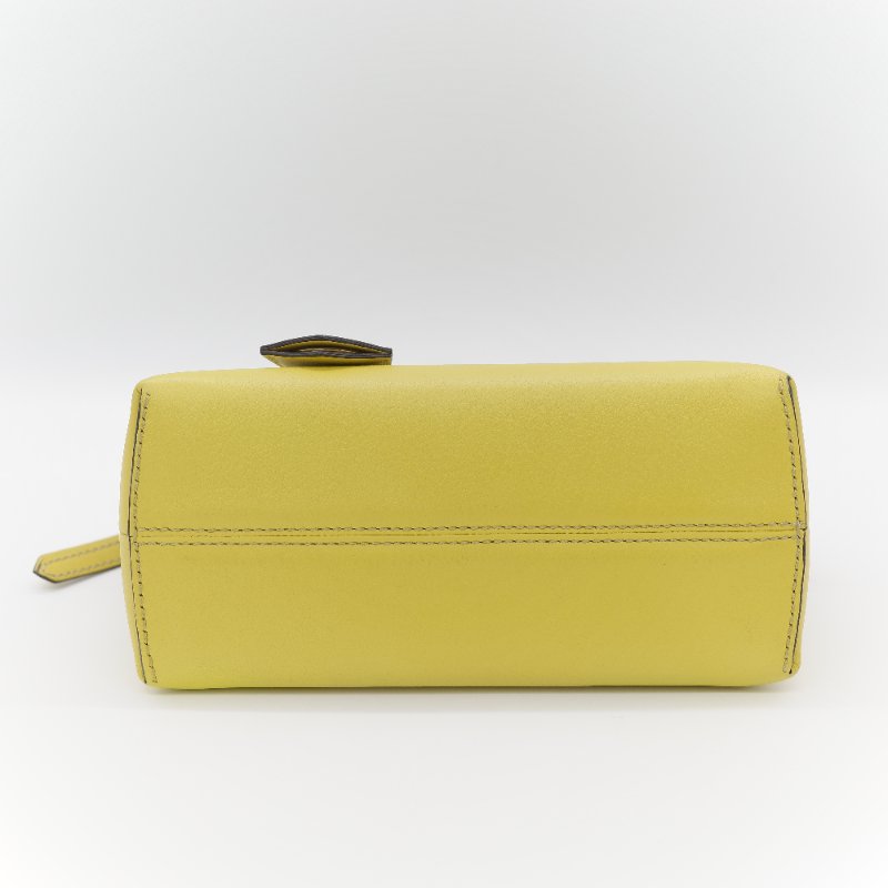 Fendi 芬迪 By The Way  黃色 小牛皮 手提包 肩背包-7