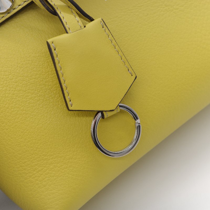 Fendi 芬迪 By The Way  黃色 小牛皮 手提包 肩背包-11