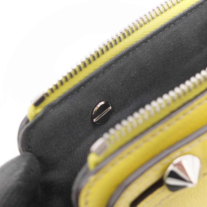 Fendi 芬迪 By The Way  黃色 小牛皮 手提包 肩背包-16