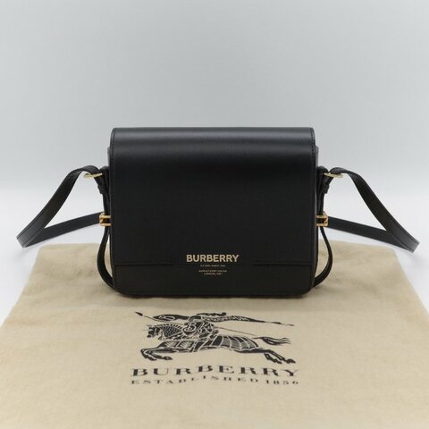 Burberry 巴寶莉 Grace 黑色 小牛皮 肩背包
