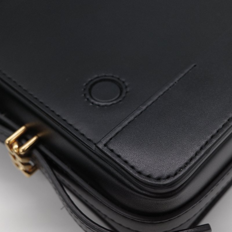 Burberry 巴寶莉 Grace 黑色 小牛皮 肩背包-9