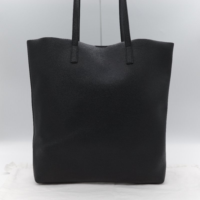 Saint Laurent 聖羅蘭 N/S Shopping Tote 黑色 牛皮 肩背包 托特包-2