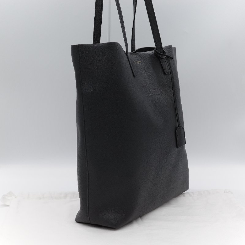 Saint Laurent 聖羅蘭 N/S Shopping Tote 黑色 牛皮 肩背包 托特包-3