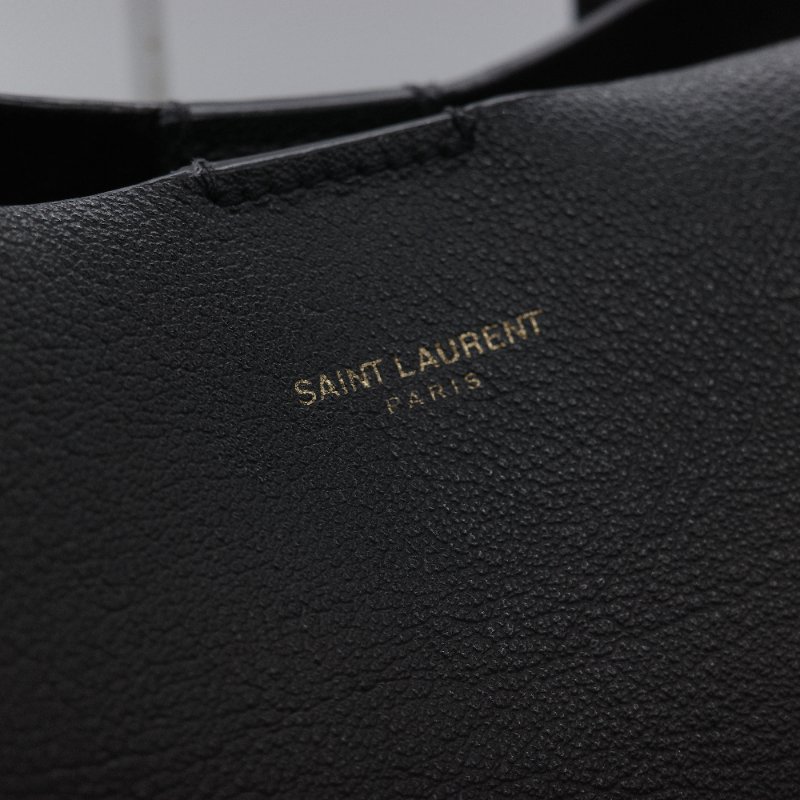Saint Laurent 聖羅蘭 N/S Shopping Tote 黑色 牛皮 肩背包 托特包-6