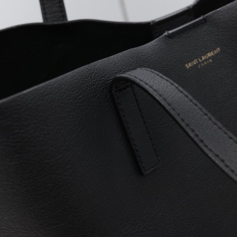 Saint Laurent 聖羅蘭 N/S Shopping Tote 黑色 牛皮 肩背包 托特包-7