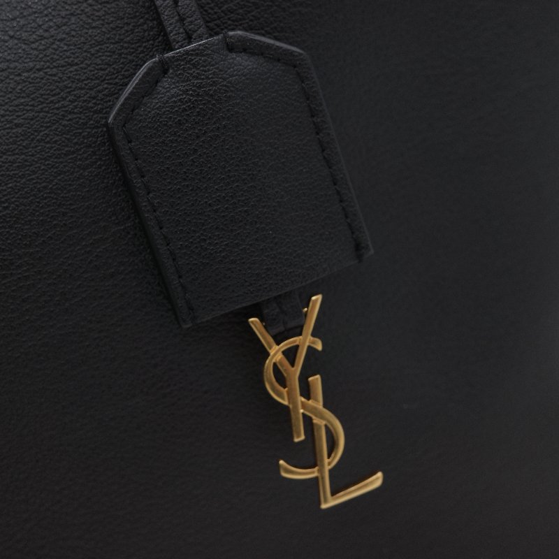 Saint Laurent 聖羅蘭 N/S Shopping Tote 黑色 牛皮 肩背包 托特包-8