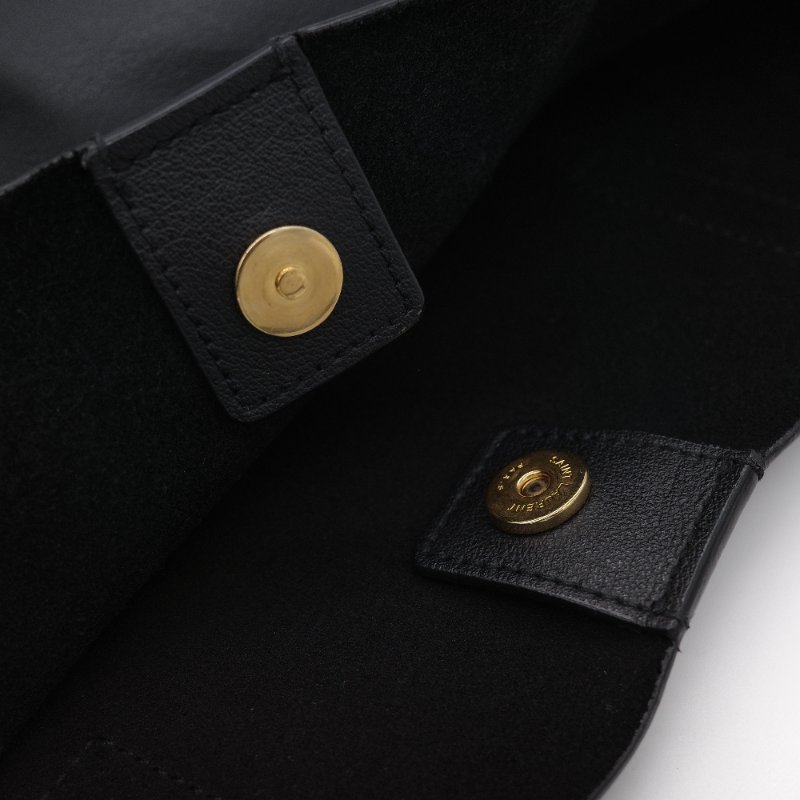 Saint Laurent 聖羅蘭 N/S Shopping Tote 黑色 牛皮 肩背包 托特包-10