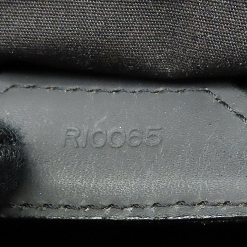 黑色 EPI 水波紋 牛皮 Sac Plat 手提包【LOUIS VUITTON LV 路易威登】 M59082-8