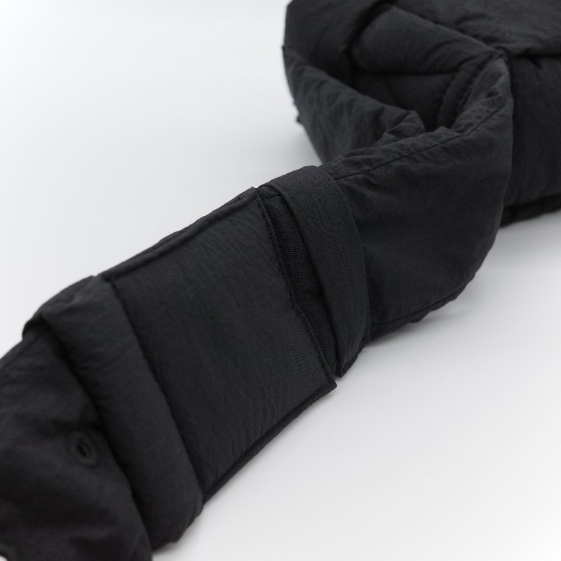 Bottega Veneta 寶緹嘉 Padded Tech Cassette 黑色 尼龍編織 斜背包 肩背包-10