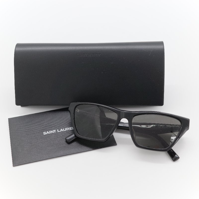 Saint Laurent 聖羅蘭 黑色 貓眼太陽眼鏡-0