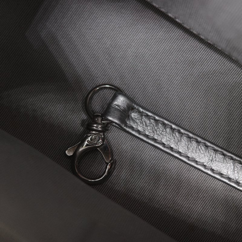 Chanel香奈兒 Gabrielle Hobo 金屬銀色 小牛皮 小型流浪包 肩背包 側背包-20