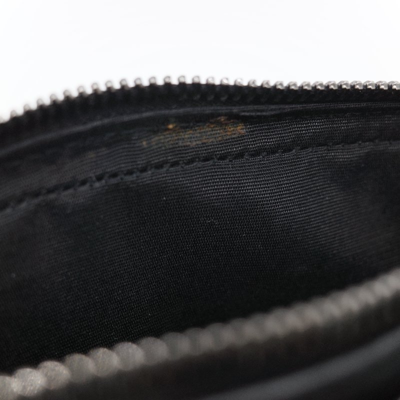 Dior迪奧Dior Oblique 藍色 米色提花帆布 附肩帶拉鍊小包 肩背包-14