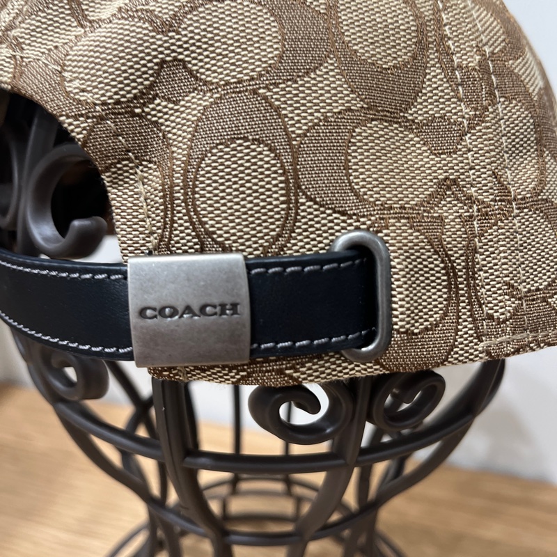 Coach老花鴨舌帽-5