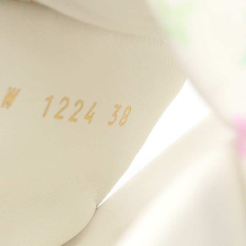 路易威登 LV ™ Pool Pillow Line 涼鞋舒適穆勒鞋 #38 尼龍 白色 二手-6