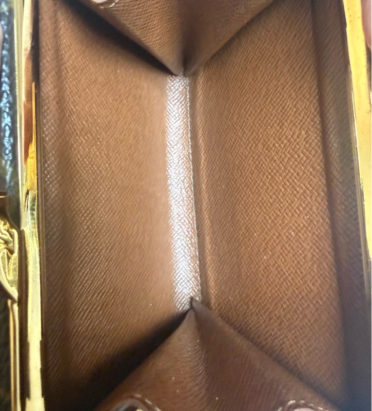 ✔️LV Louis Vuitton 路易威登 Monogram M61674 蝴蝶釦中夾-13