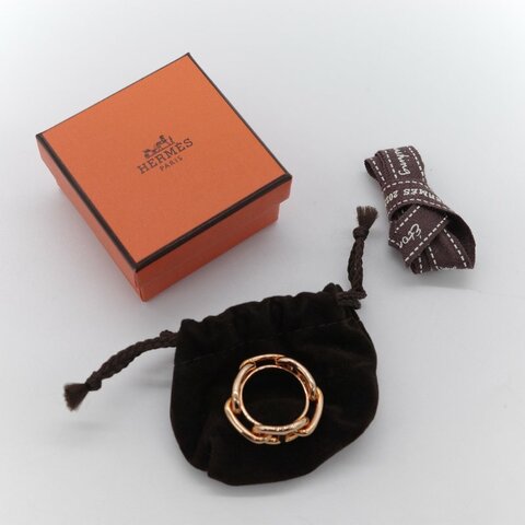 Hermès 愛馬仕 Regate 90 金色 鍍金 絲巾環