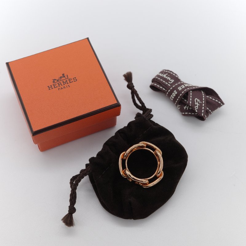 Hermès 愛馬仕 Regate 90 金色 鍍金 絲巾環-4