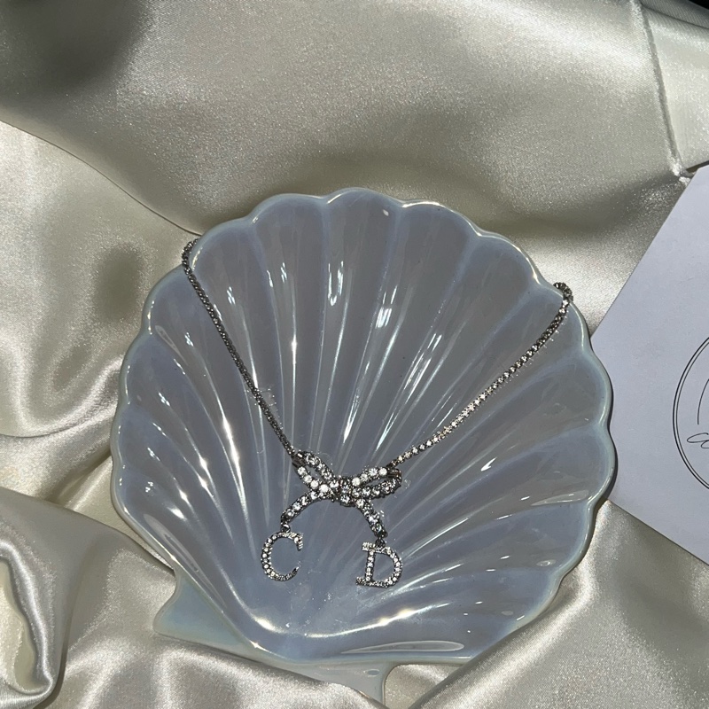 Dior vintage 滿鑽蝴蝶結項鍊 美到爆🩷🩷-2