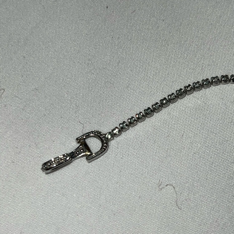 Dior vintage 滿鑽蝴蝶結項鍊 美到爆🩷🩷-7