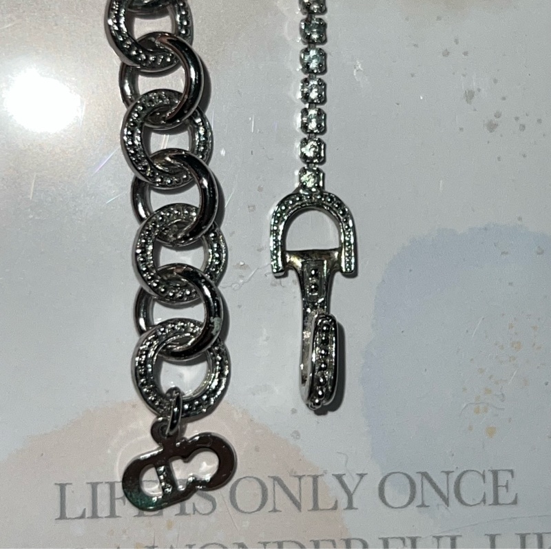 Dior vintage 滿鑽蝴蝶結項鍊 美到爆🩷🩷-9