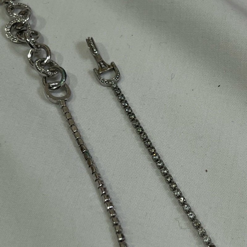 Dior vintage 滿鑽蝴蝶結項鍊 美到爆🩷🩷-10