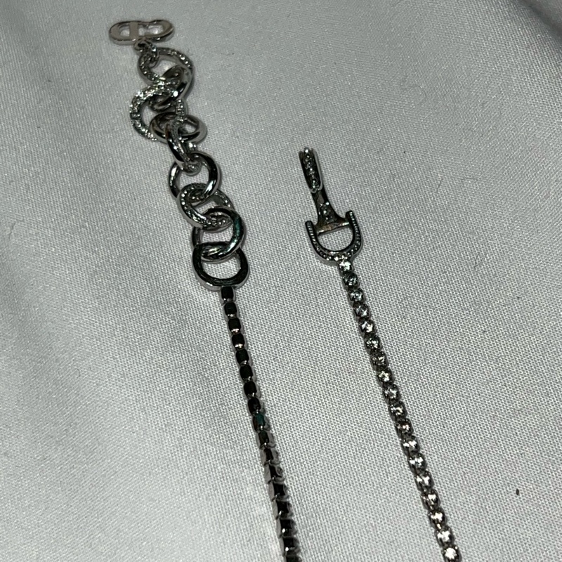 Dior vintage 滿鑽蝴蝶結項鍊 美到爆🩷🩷-11