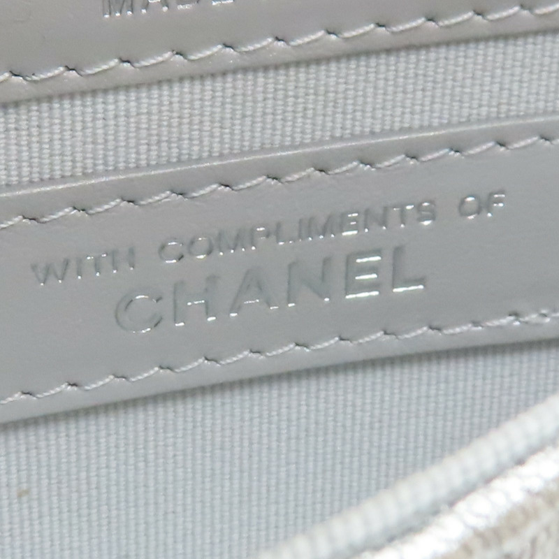 銀色羊皮 star mini chain 鍊帶 肩背包【CHANEL 香奈兒】-5