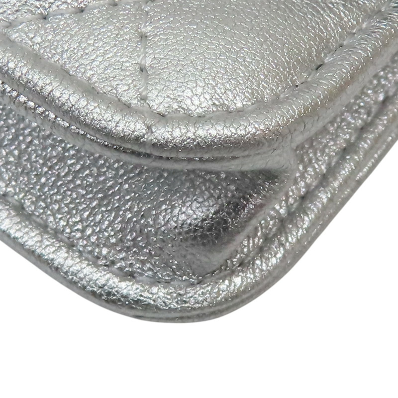 銀色羊皮 star mini chain 鍊帶 肩背包【CHANEL 香奈兒】-10