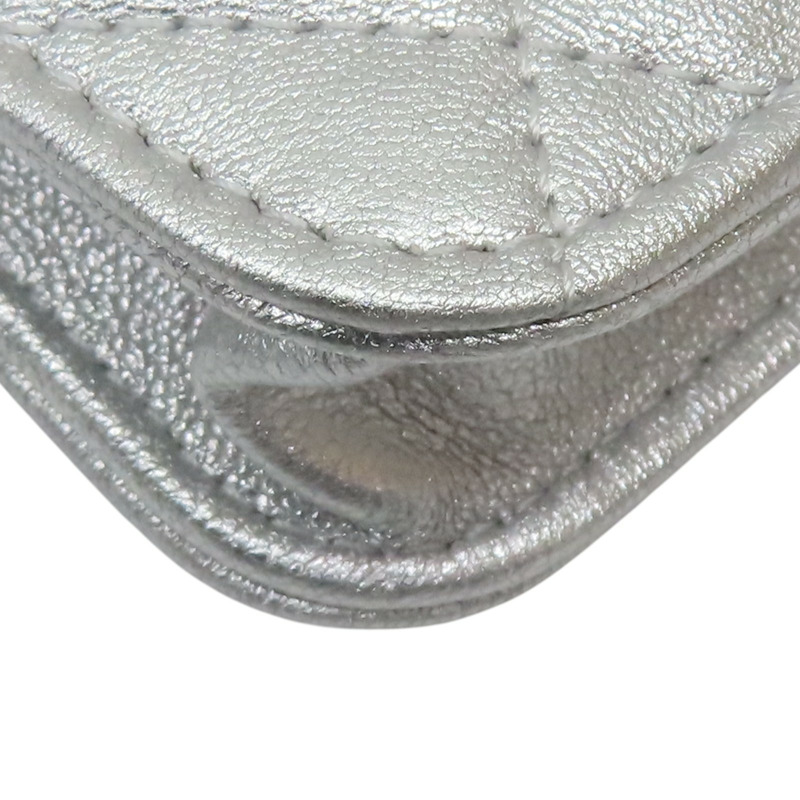 銀色羊皮 star mini chain 鍊帶 肩背包【CHANEL 香奈兒】-13